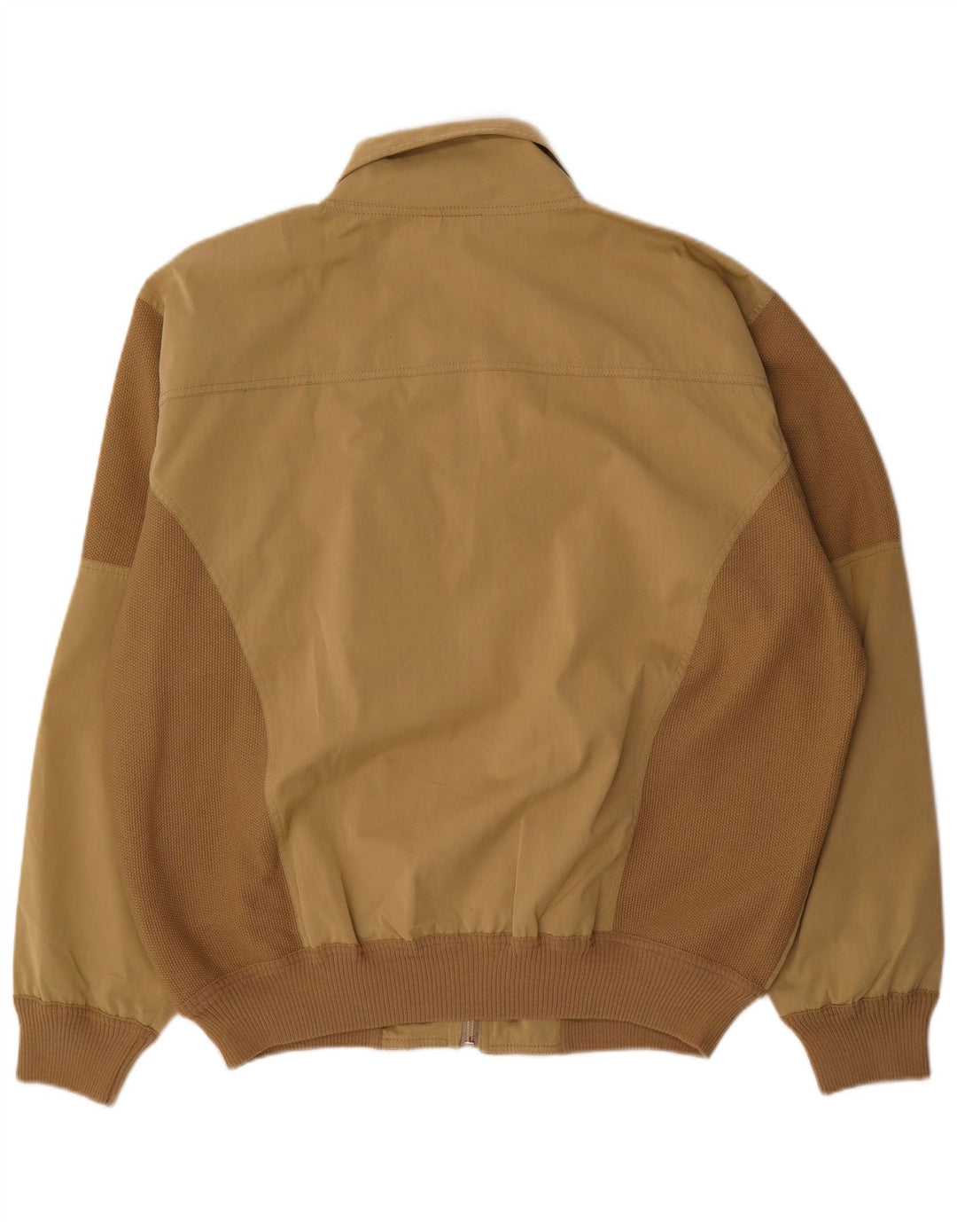 Vintage Herren Bomberjacke IT 52 XL Beige Farbblock