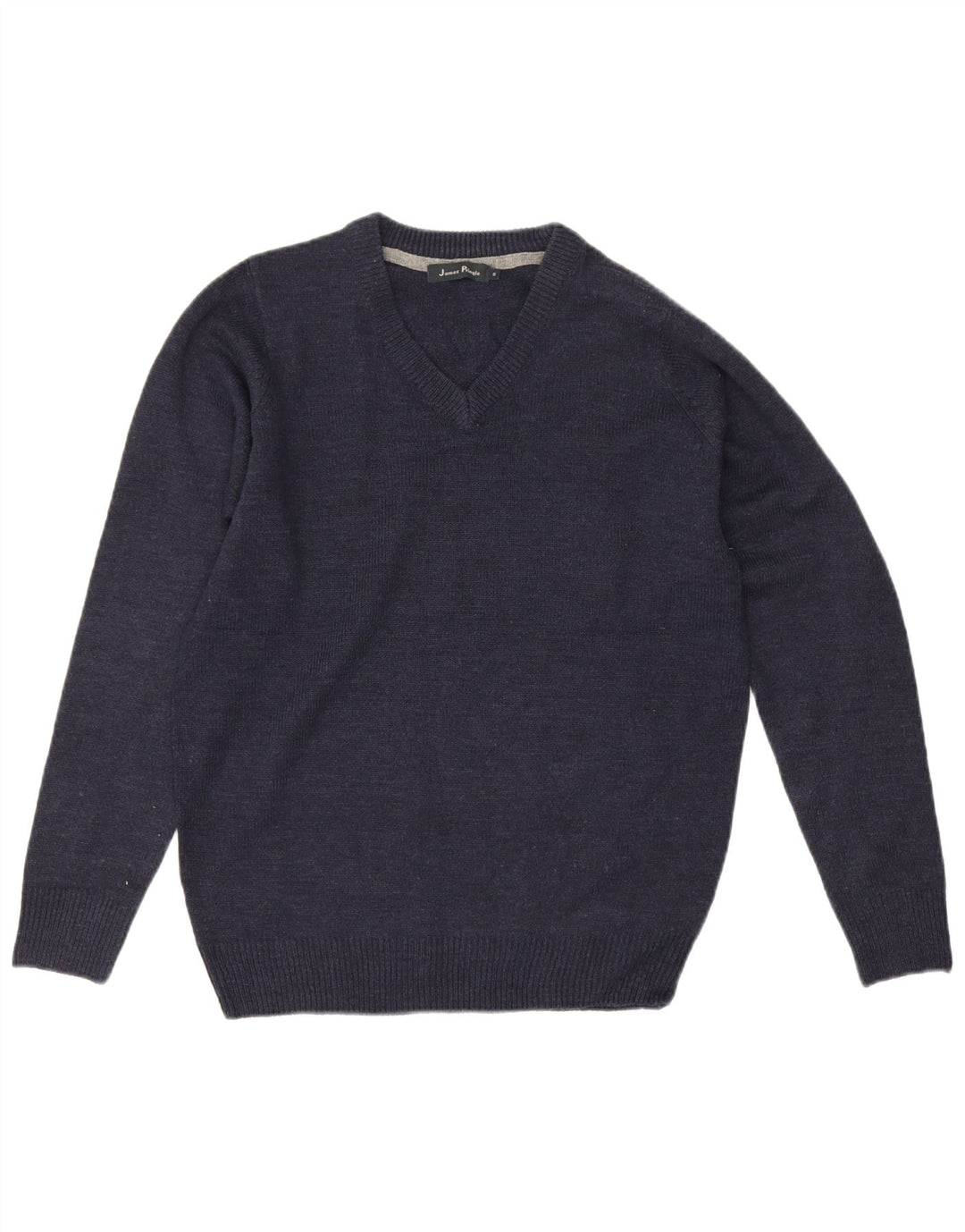James Pringle Herren-Pullover mit V-Ausschnitt, klein, marineblaues Acryl