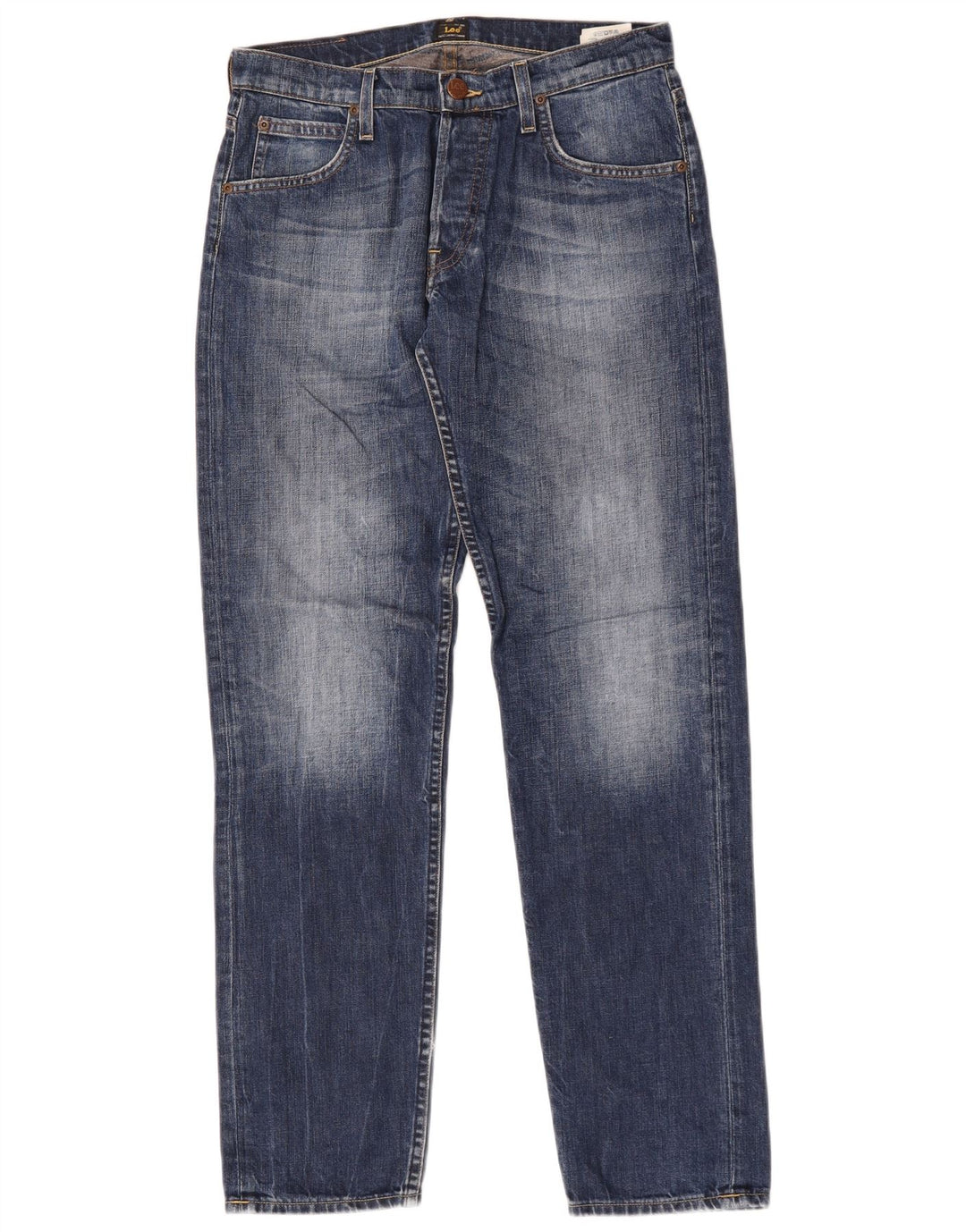 Lee Herren Chase Tapered Jeans W29 L31 Blaue Baumwolle