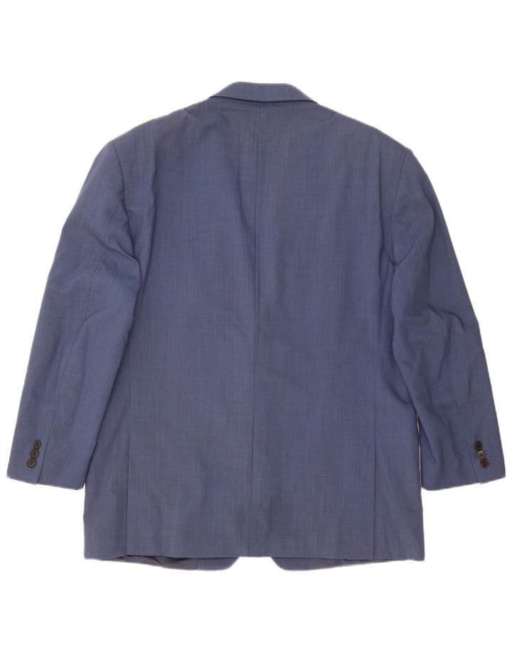 Missoni Herren 2-Knopf-Blazerjacke IT 54 2XL Blaue Schurwolle