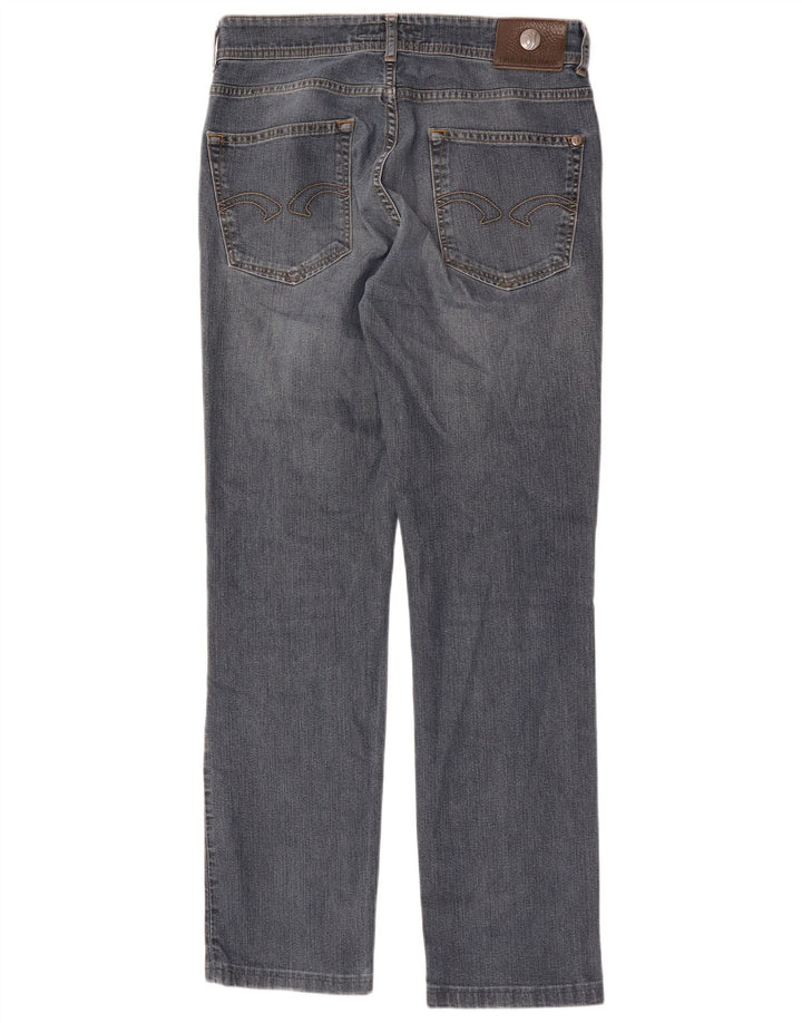 Trussardi Damen Straight Jeans W30 L31 Blau