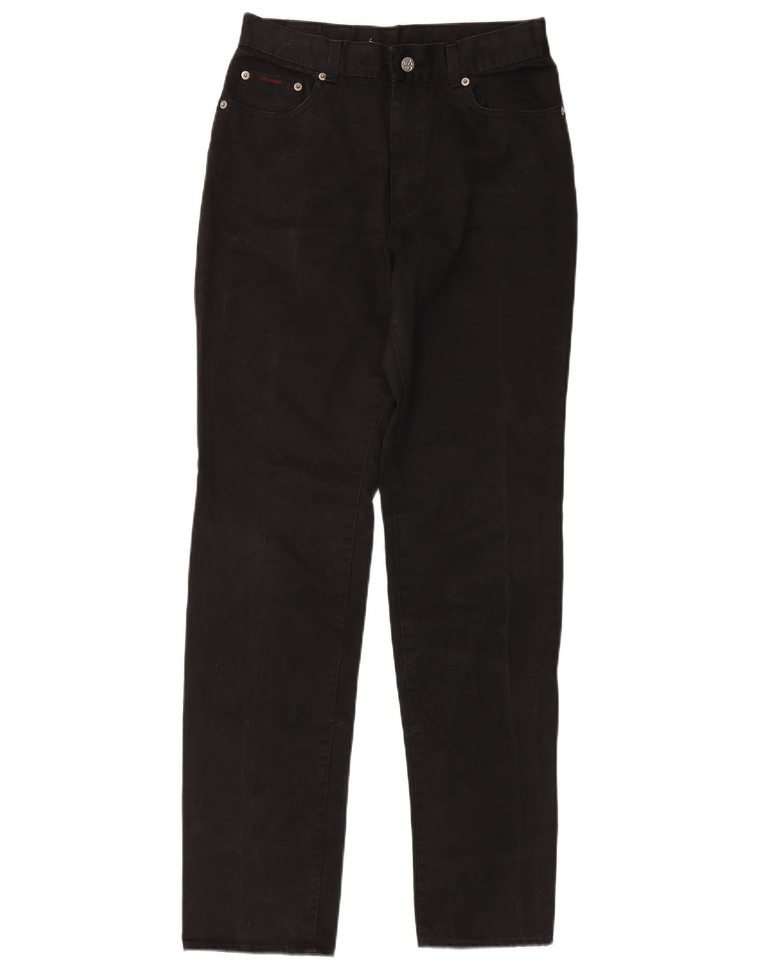 Calvin Klein Herren Slim Jeans W30 L32 Schwarze Baumwolle