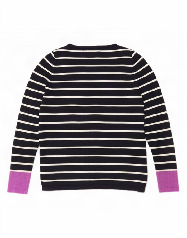 Marks & Spencer Damen-Pullover mit U-Boot-Ausschnitt, Gr. 10, Marineblau