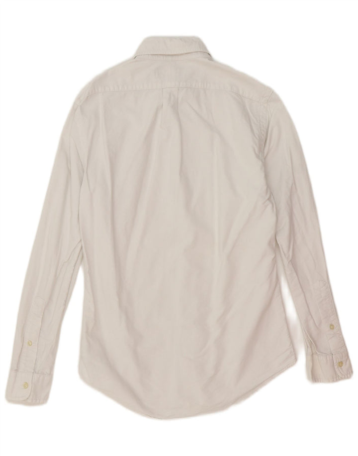 Ralph Lauren Slim-Fit-Hemd für Herren, Größe S, weiße Baumwolle
