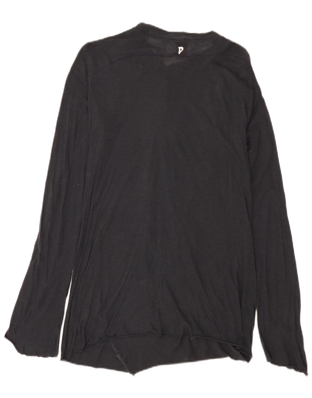 Dondup Damen Top Langarm UK 10 Small Marineblau