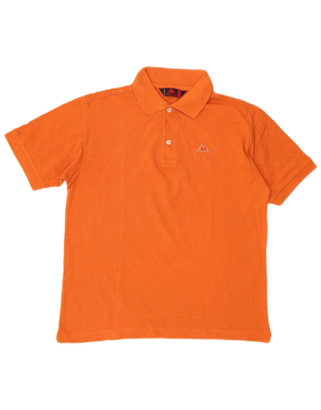 Kappa Herren Poloshirt Small Orange Baumwolle