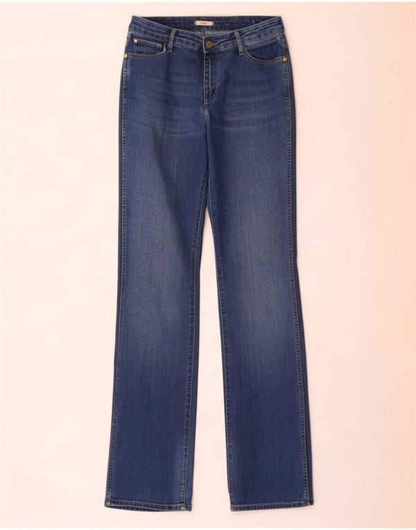 Wrangler Damen Tina Bootcut Jeans W30 L34 Blaue Baumwolle