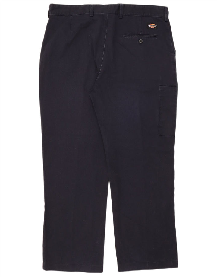 Dickies Gerade Herren-Cargohose W38 L28 Marineblaues Polyester