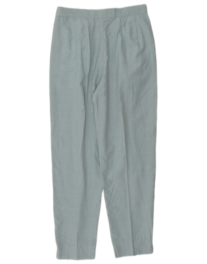 Belfe & Belfe Konische Damen-Anzughose IT 44 Mittel W28 L27 Blau Rayon