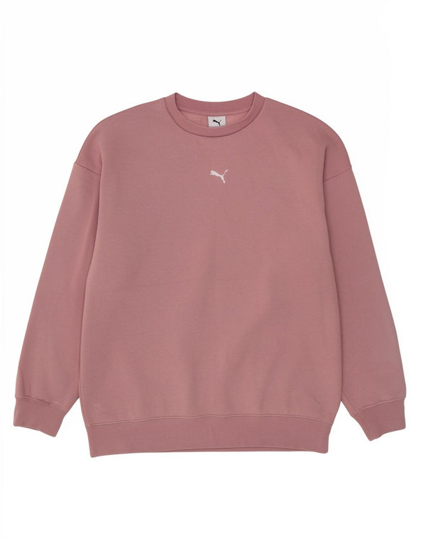 Puma Damen-Sweatshirt in Übergröße, Gr. 10, Größe S, rosa, Baumwolle