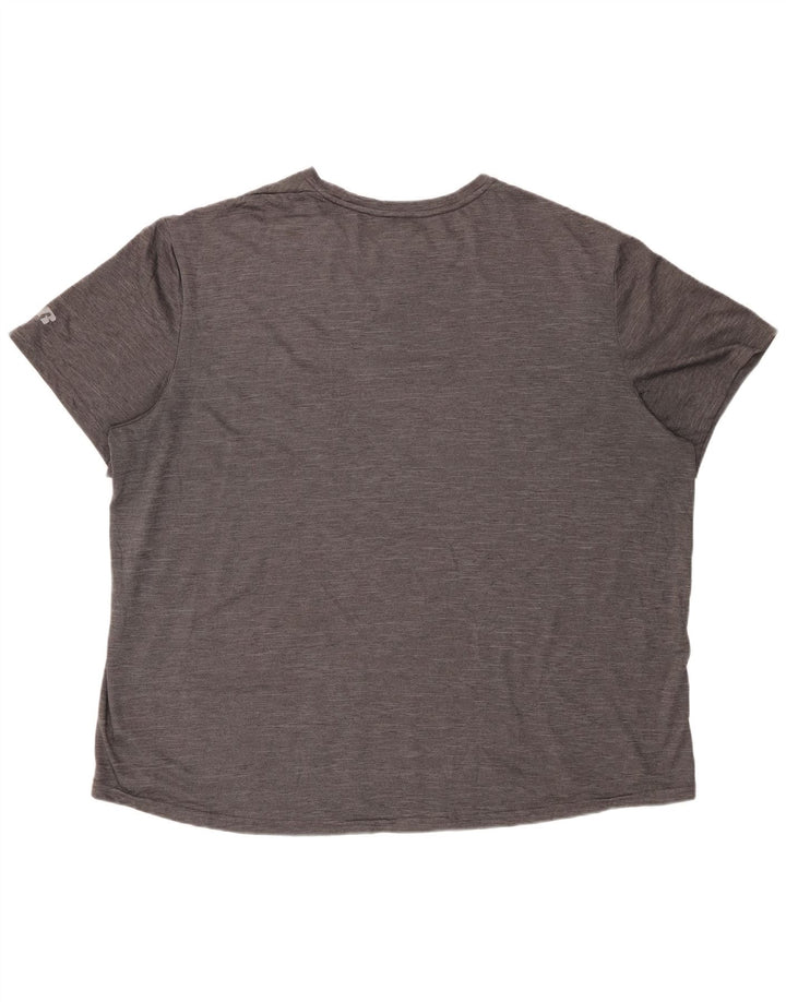 RUSSELL ATHLETIC Herren T-Shirt Top 2XL Grau Polyester