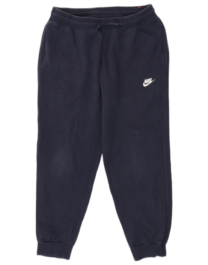 Nike Herren-Trainingshose, Jogginghose, groß, marineblau, Baumwolle