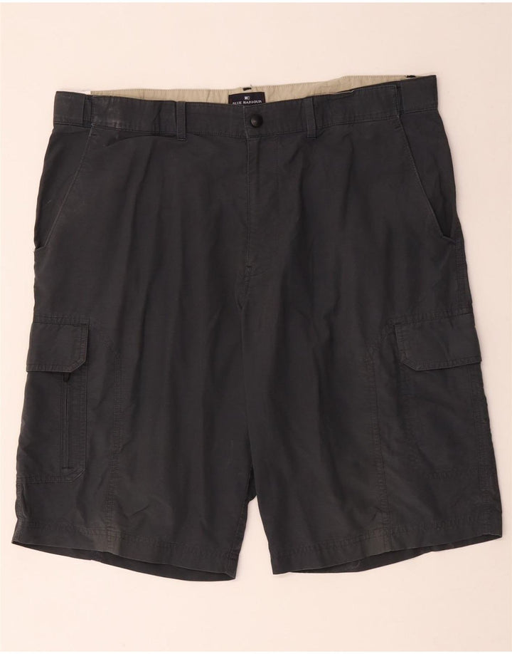 Marks & Spencer Herren Blue Harbour Cargoshorts W38 XL Marineblaue Baumwolle
