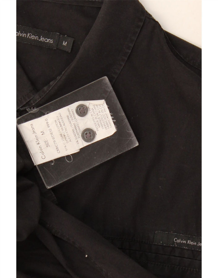 Calvin Klein Herrenhemd Mittelschwarze Baumwolle