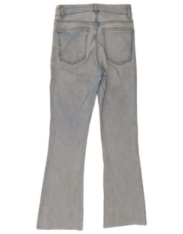 Zara Damen Schlagjeans EU 38 Small W28 L27 Blau