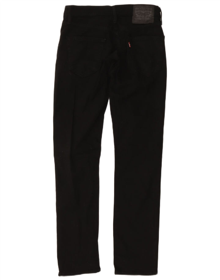 Levi's Herren 511 Slim Jeans W28 L32 Schwarze Baumwolle