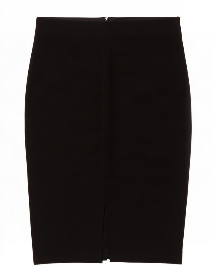 Zara Damen Bleistiftrock Small W26 Schwarz