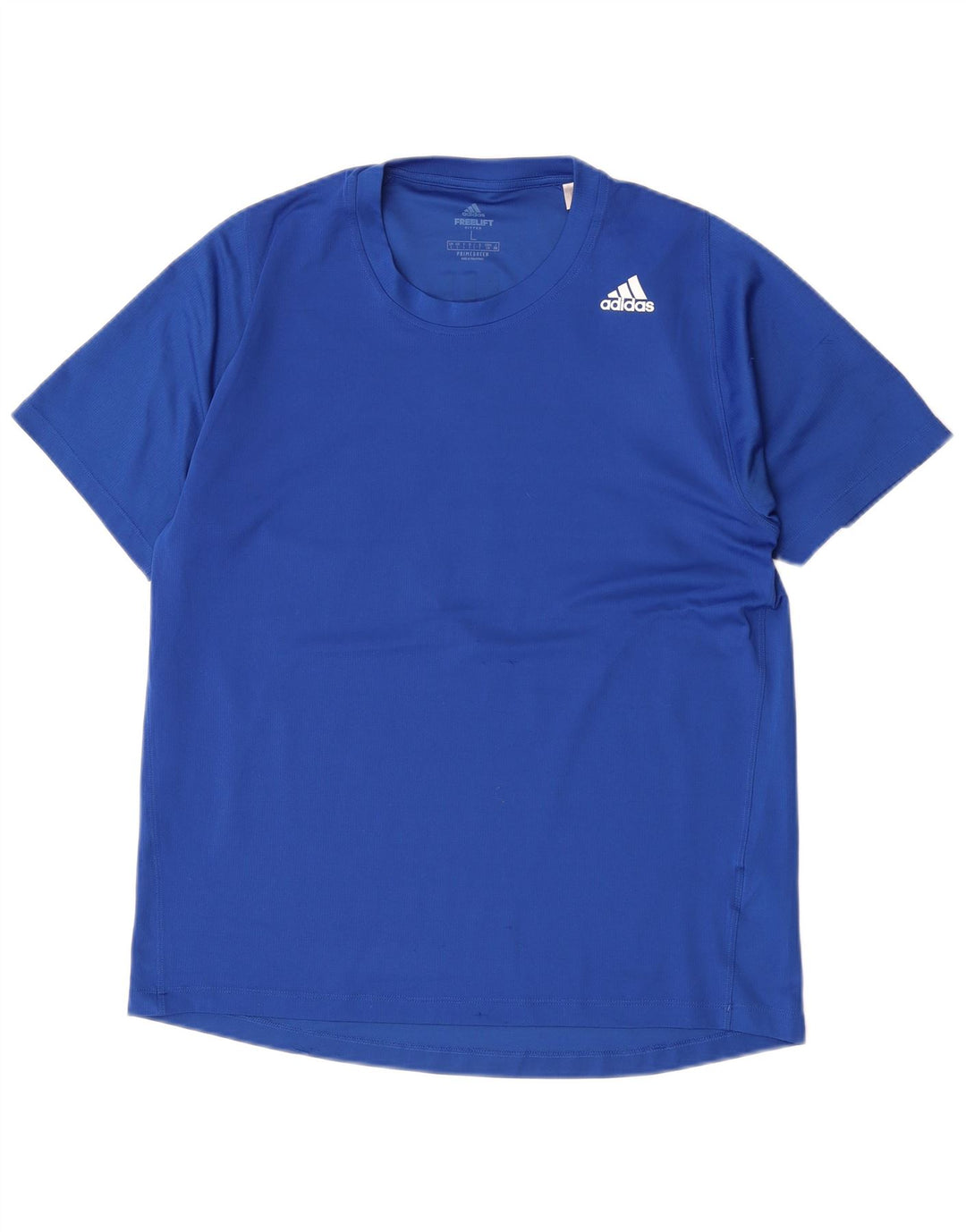 Adidas Herren Primegreen T-Shirt Top Large Blau Polyester