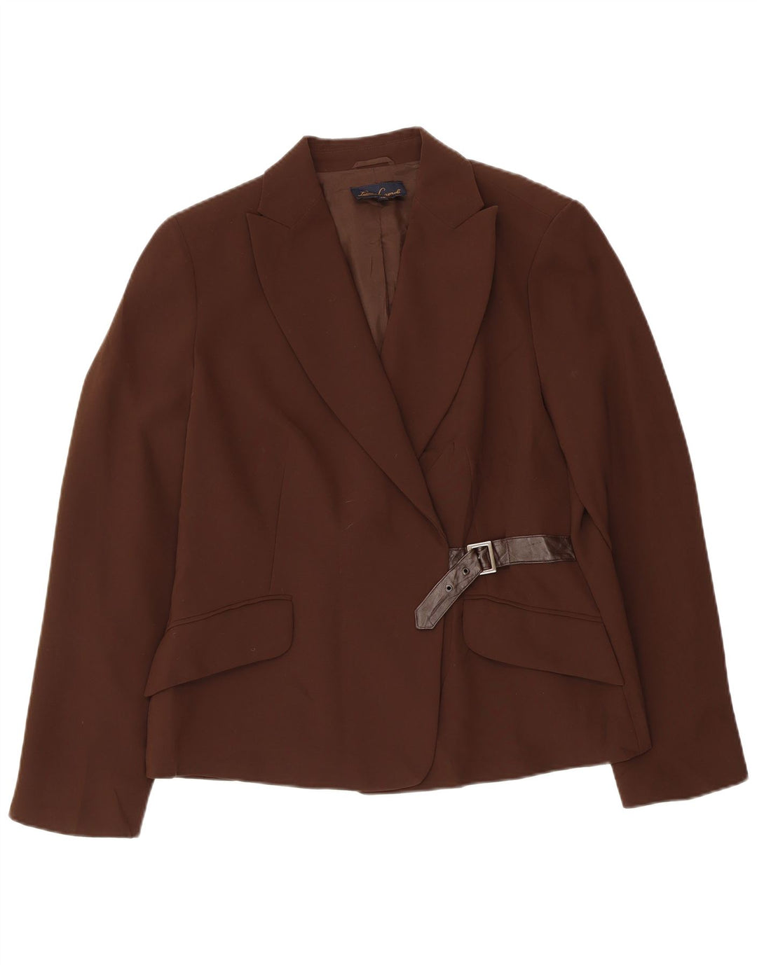 LUISA SPAGNOLI Damen Blazer Jacke IT 48 XL Braunes Polyester