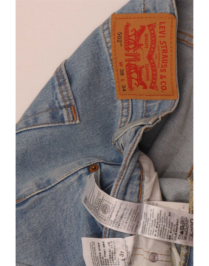 Levi's Herren 502 Tapered Jeans W38 L31 Blaue Baumwolle