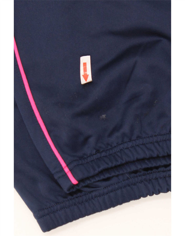 Asics Damen Trainingshose Jogger UK 12 Medium Marineblau Polyester