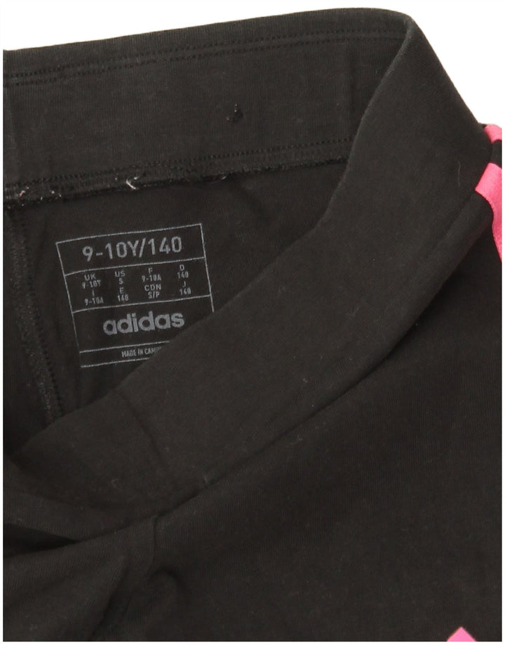 Adidas Mädchen Leggings 9-10 Jahre Schwarz