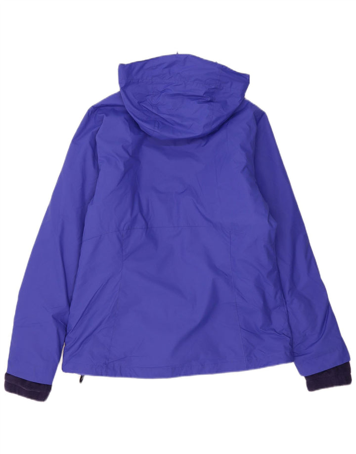 COLUMBIA Damen Interchange Übergroße Windjacke UK 10 Small Blau