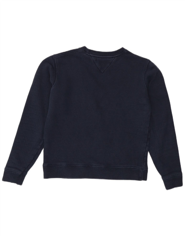 Tommy Hilfiger Damen-Sweatshirt mit Grafik, Gr. 14, mittleres Marineblau