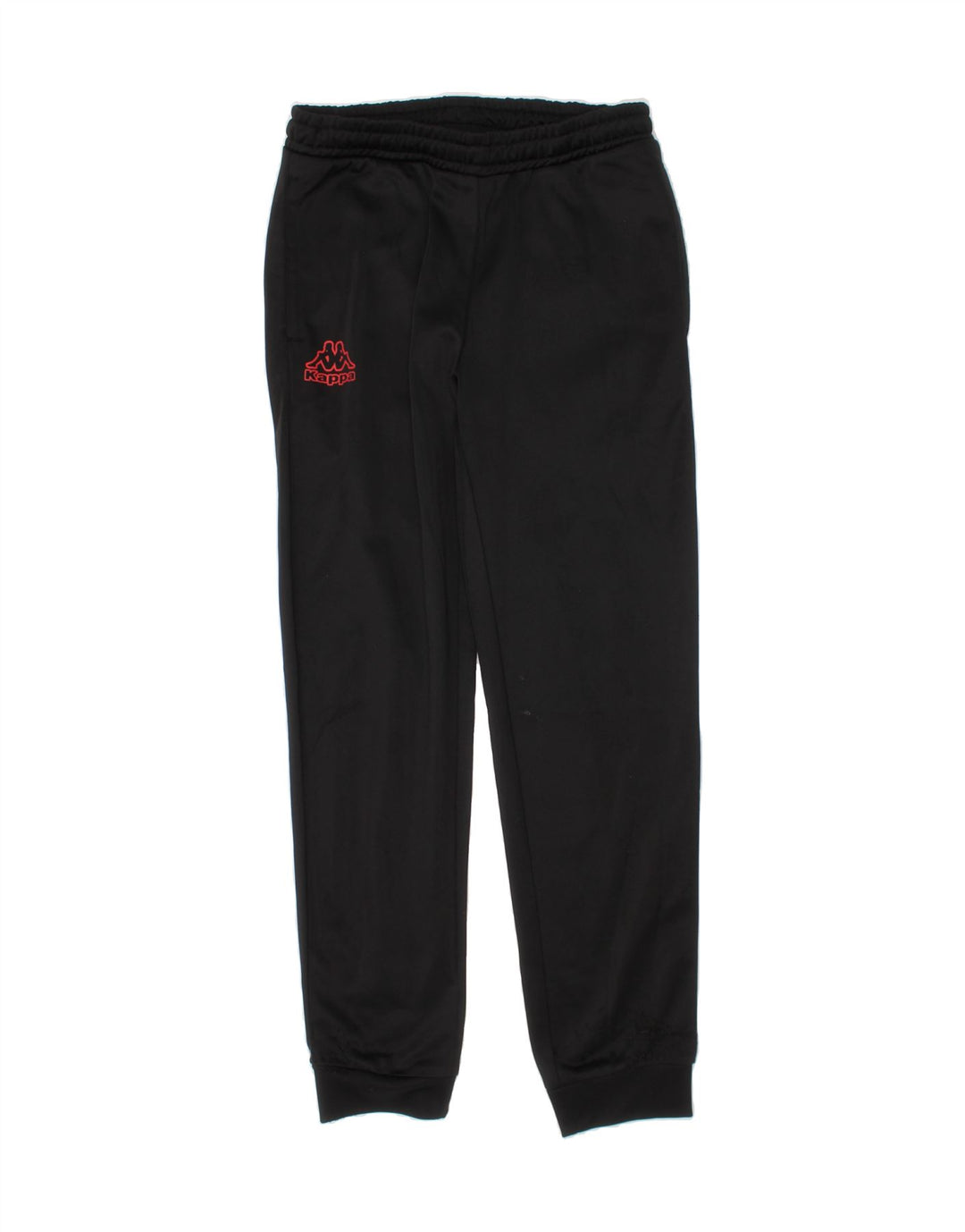 KAPPA Boys Tracksuit Trousers Joggers 9-10 Years Black Polyester Vintage Kappa and Second-Hand Kappa from Messina Hembry 