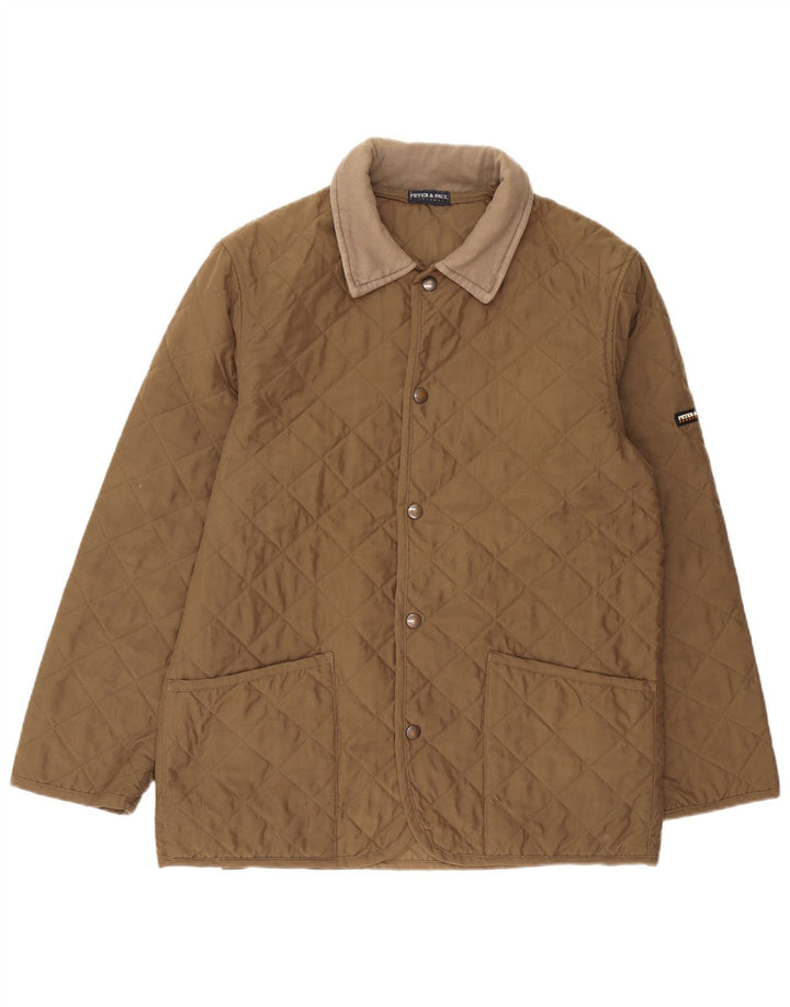Peter & Paul Herren Steppjacke UK 38 Medium Khaki