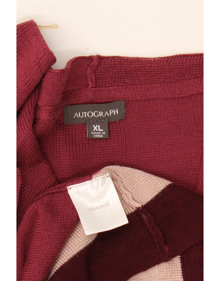 Marks & Spencer Damen Longline-Cardigan-Pullover UK 18 XL Mehrfarbig