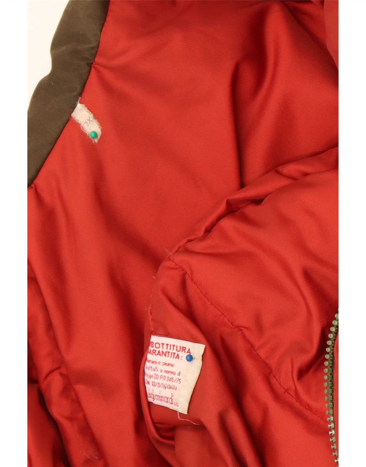 Vintage Herren Wattierte Jacke UK 42 XL Braun