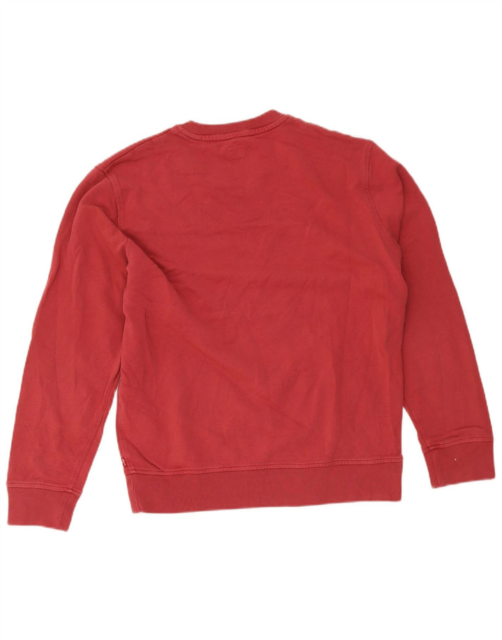 Levi's Herren-Sweatshirt mit grafischem Print, klein, rosa, Colourblock-Baumwolle