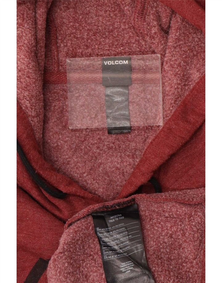 Volcom Herren-Kapuzenpullover mit Grafik, mittlere kastanienbraune Baumwolle