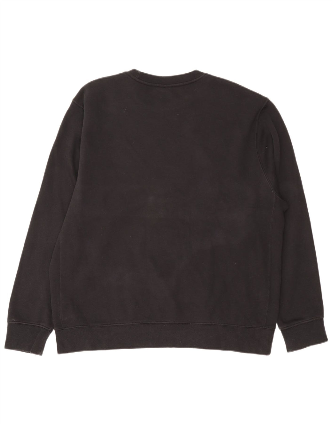 Nike Herren-Sweatshirt-Pullover, groß, schwarze Baumwolle