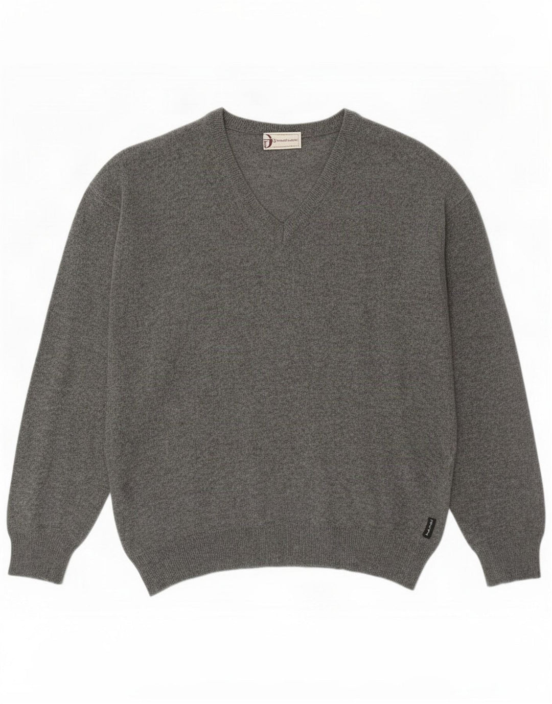 Sergio Tacchini Herren V-Ausschnitt Pullover Pullover Small Grey