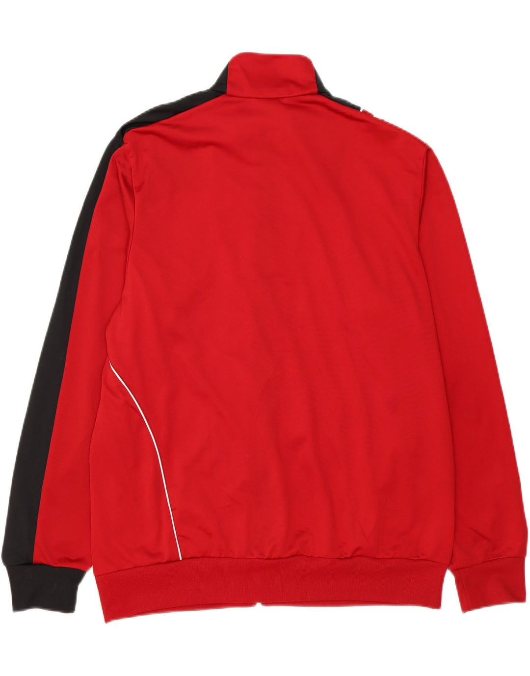 ADIDAS Mens Tracksuit Top Jacket UK 44/46 Large Red Colourblock Polyester Vintage Adidas and Second-Hand Adidas from Messina Hembry 
