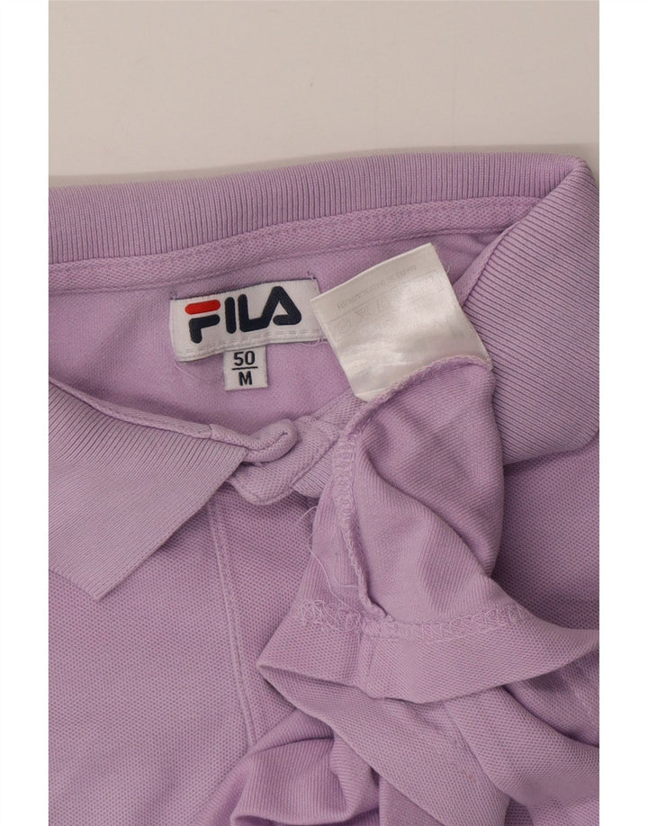 FILA Herren Poloshirt IT 50 Medium Lila Baumwolle