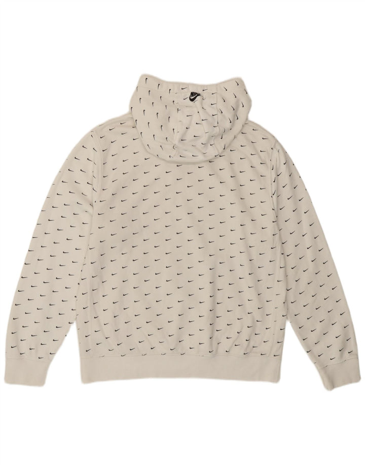 Nike Herren-Kapuzenpullover mit Grafik, mittelweiße Baumwolle