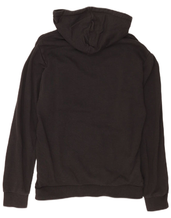 Adidas Herren Graphic Hoodie Pullover Small Schwarz Baumwolle