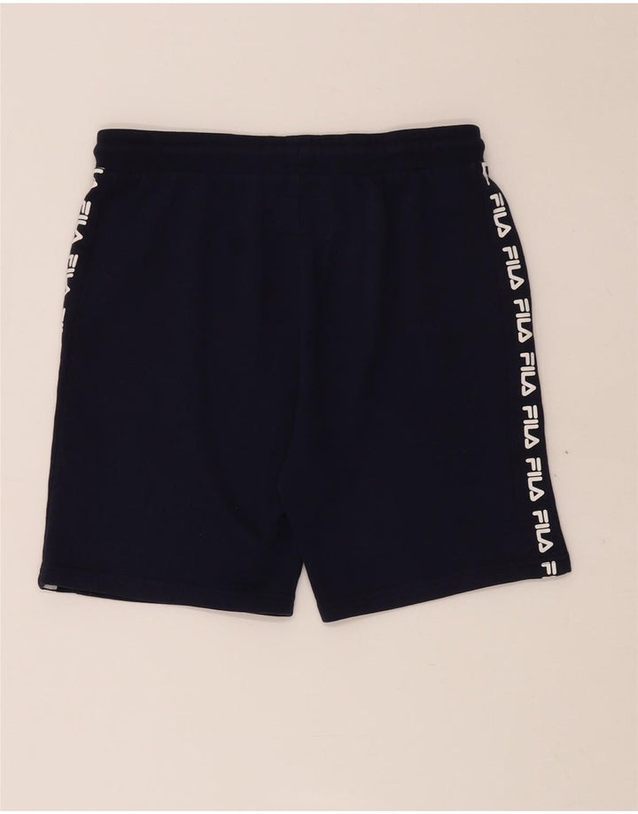 FILA Grafik-Sportshorts für Jungen, 13–14 Jahre, marineblaues Polyester