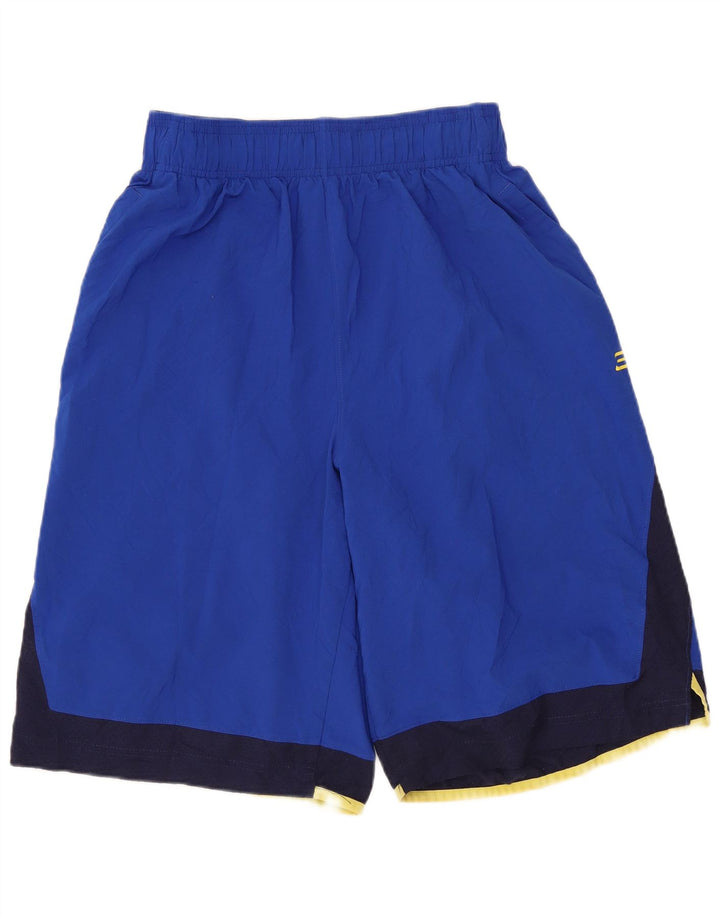 Under Armour Herren-Sportshorts, klein, blaues Farbblock-Polyester
