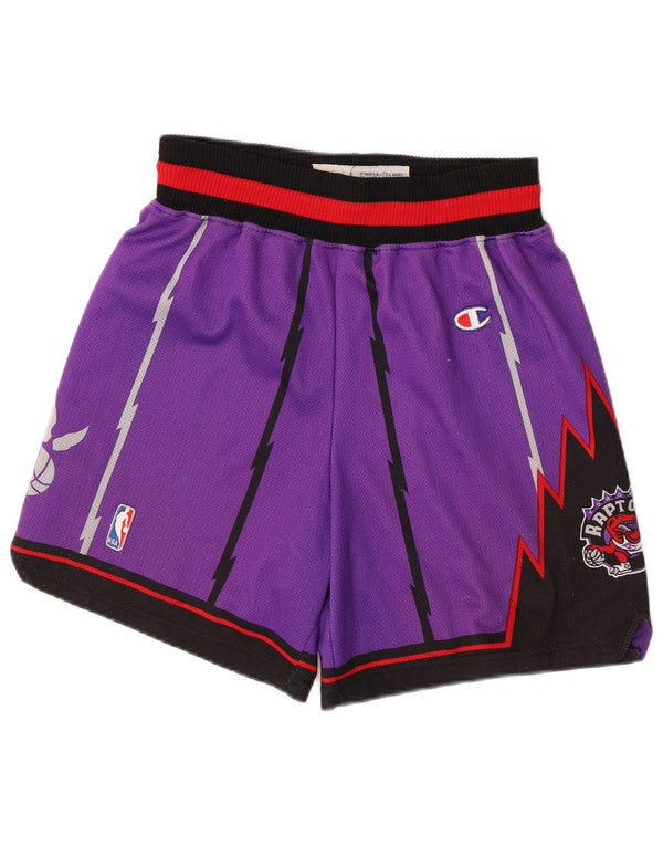 Champion Herren Mitchell&Ness NBA Los Toronto Raptors Shorts Small Lila