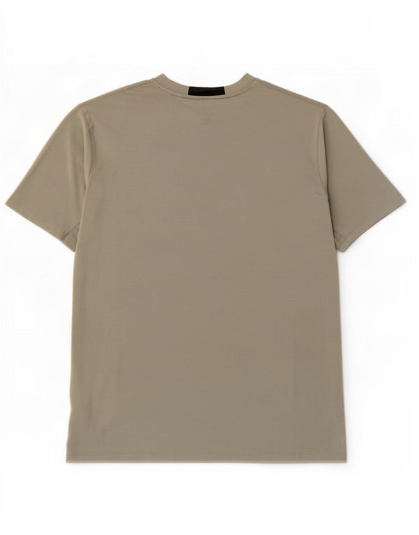 Adidas Herren Slim Fit T-Shirt Top Large Khaki Polyester