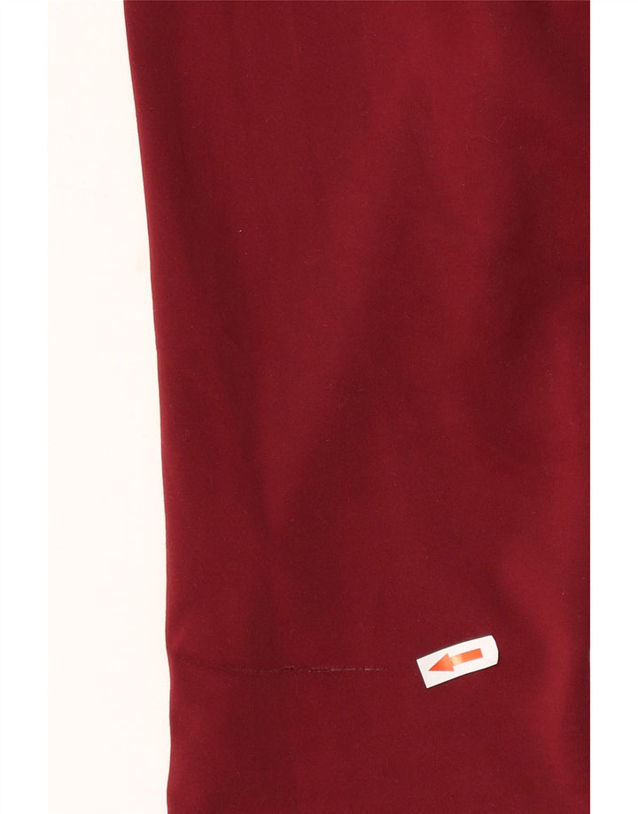 Nike Damen Dri Fit Leggings UK 12 Medium Burgund Polyester