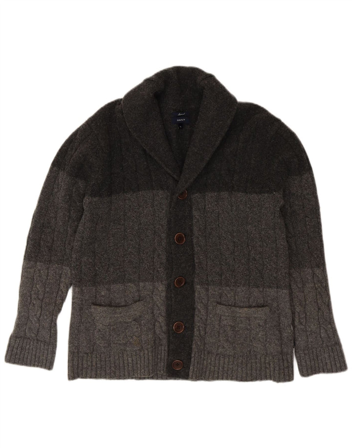 GANT Womens Cardigan Sweater UK 18 XL Grey Wool