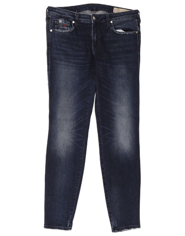 Diesel Womens Gracey Low Waist Super Slim Skinny Jeans W31 L32 Marineblau