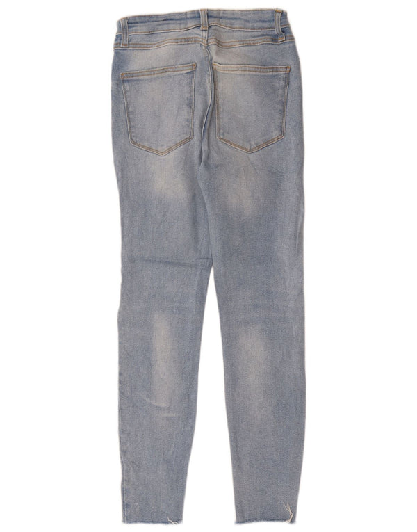 Zara Damen Skinny Jeans EU 36 XS W26 L26 Blaue Baumwolle