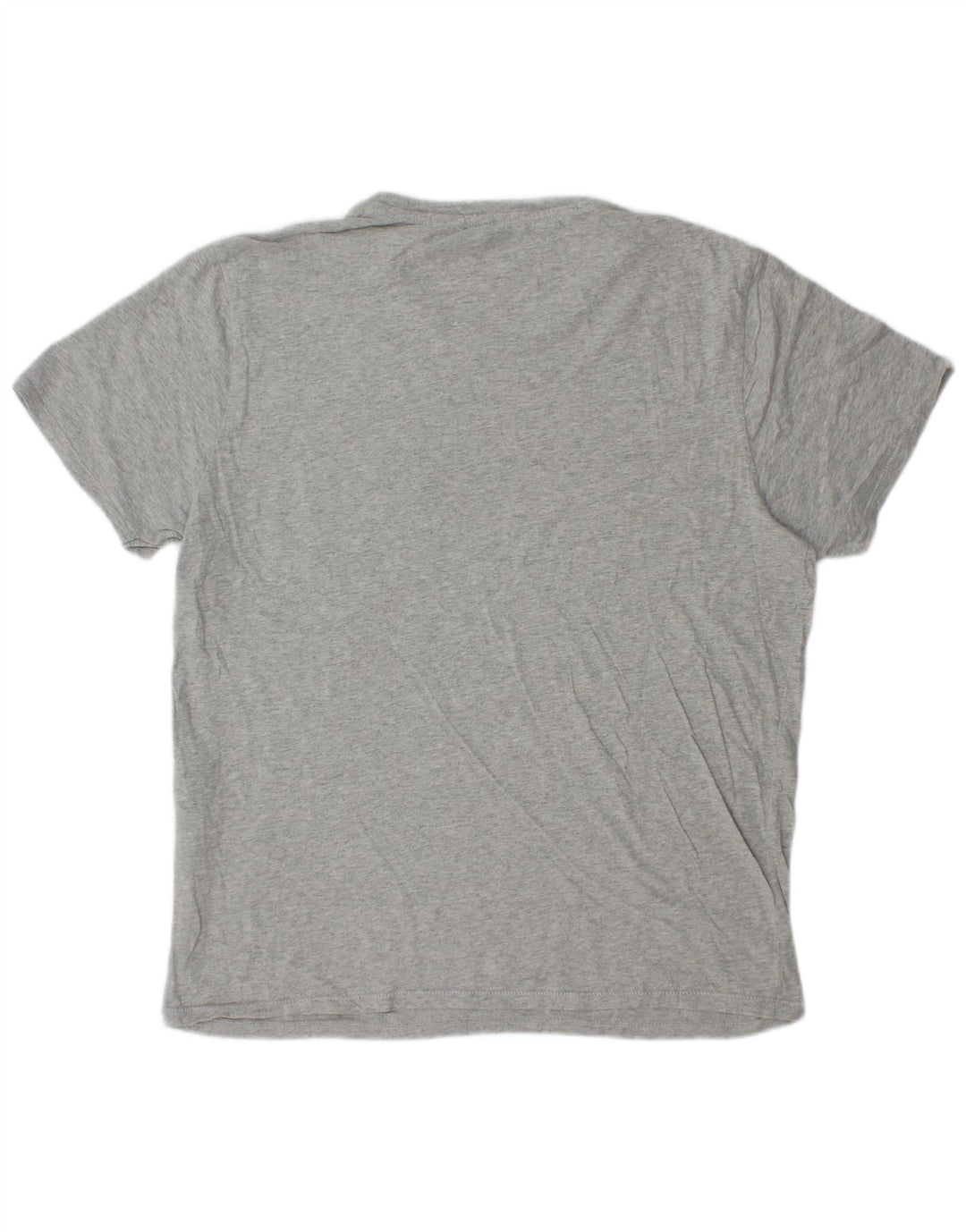 Levi's Herren-T-Shirt-Oberteil aus mittelgrau gefleckter Baumwolle