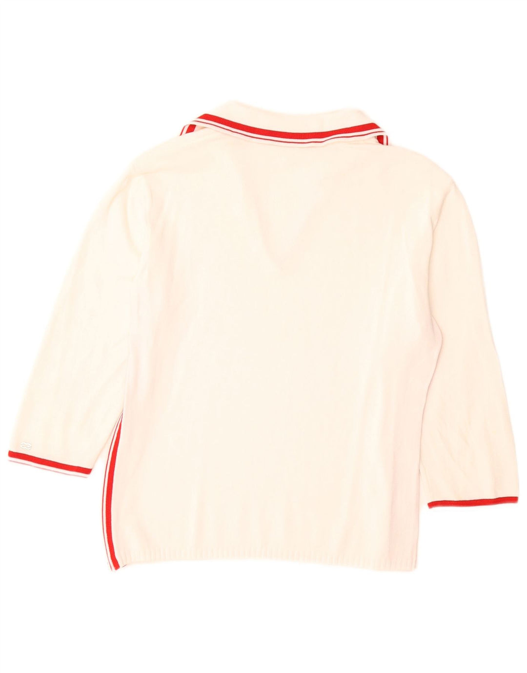 Escada Damen-Pullover mit Rollkragen, EU 38, Mittelweiß, Farbblock